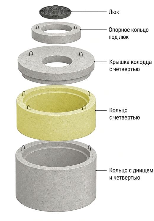 кольцо четверть