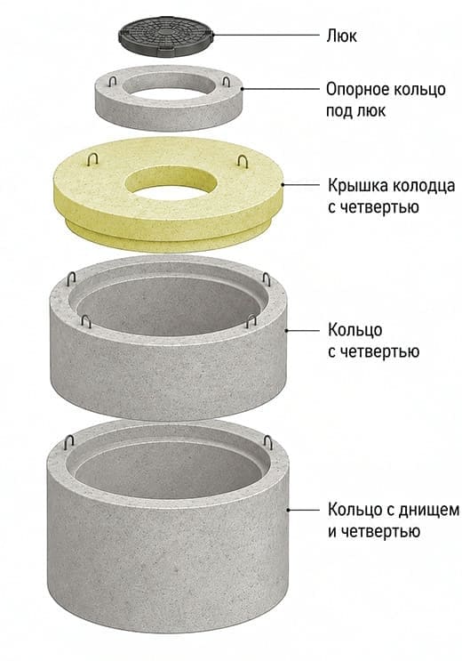 крышка четверть